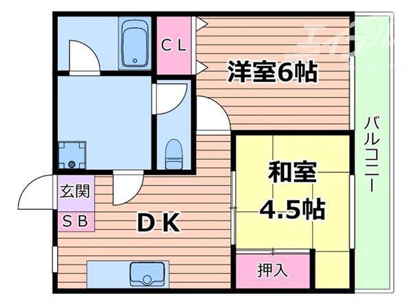 清泉ビル江坂の物件間取画像